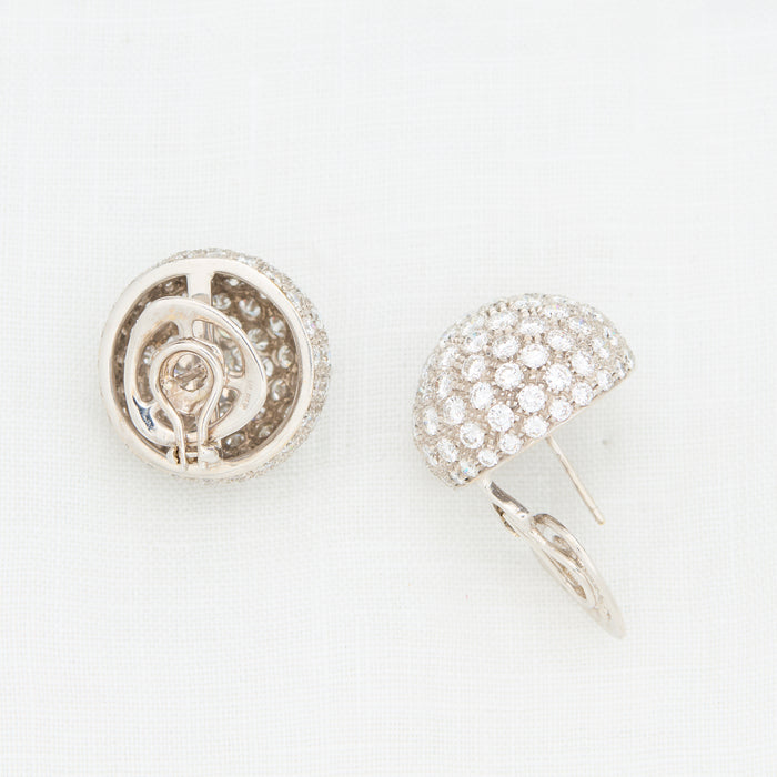 Diamond Dome Earrings