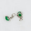 Cabochon Emerald and Diamond Earrings - McTeigue Since 1895