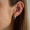 Cabochon Sapphire and Diamond Earrings - McTeigue Since 1895