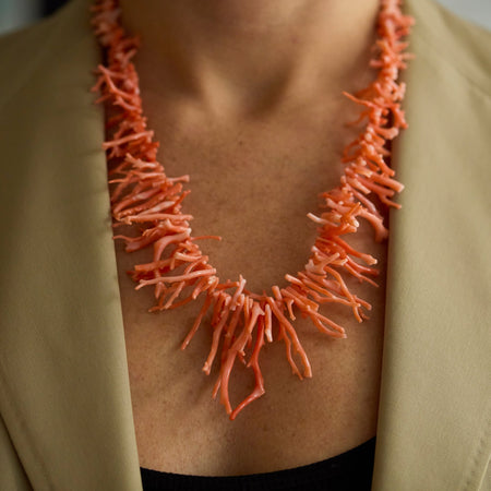 Coral Necklace - McTeigue Since 1895