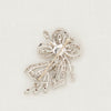 Diamond and Pearl Platinum Bow Pin - McTeigue Since 1895