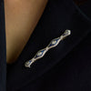 Diamond and Sapphire Brooch - McTeigue Since 1895