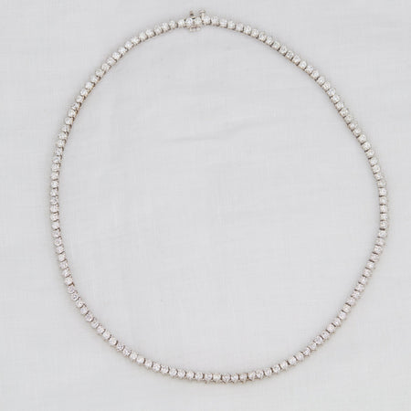 Diamond Line Necklace - McTeigue Since 1895