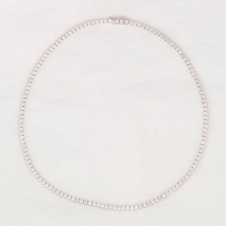 Diamond Line Necklace - McTeigue Since 1895