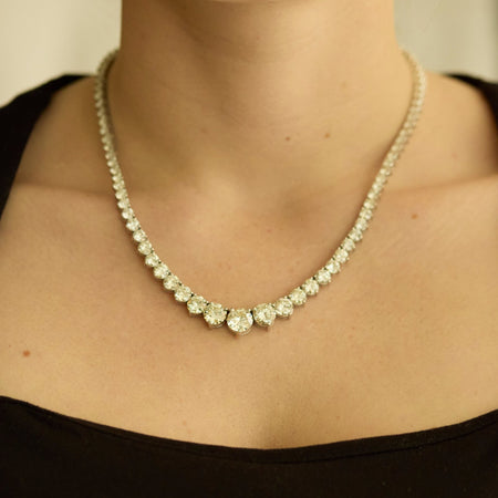 Diamond Riviera Necklace - McTeigue Since 1895