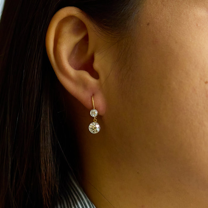 Diamonds Drop Earrings - McTeigue Since 1895