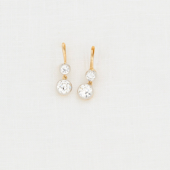 Diamonds Drop Earrings - McTeigue Since 1895