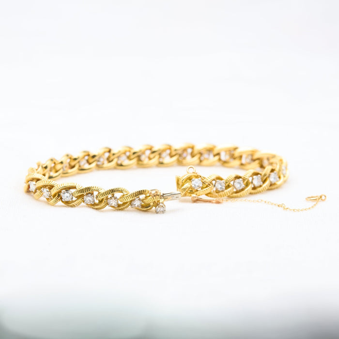 Gold & Diamond Bracelet - McTeigue Since 1895