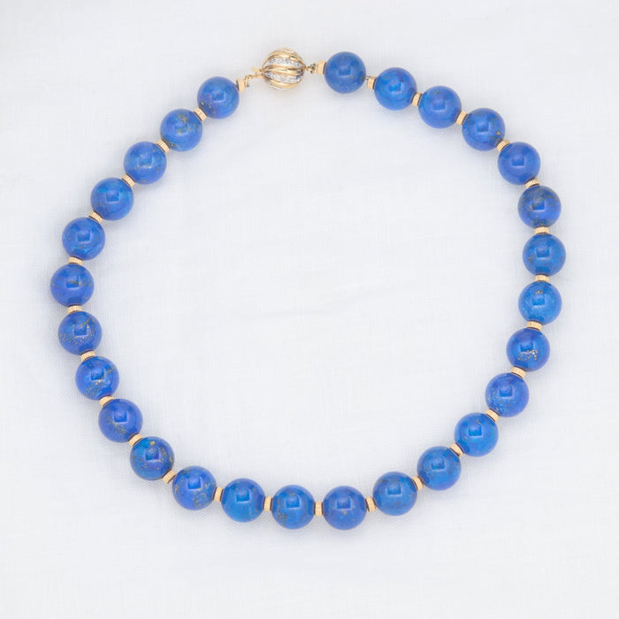 Lapis Bead Necklace - McTeigue Since 1895