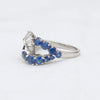 Oscar Heyman Brothers Diamond & Sapphire Ring - McTeigue Since 1895