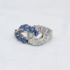 Oscar Heyman Brothers Diamond & Sapphire Ring - McTeigue Since 1895