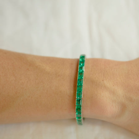 Oscar Heyman & Brothers Emerald Line Bracelet - McTeigue Since 1895