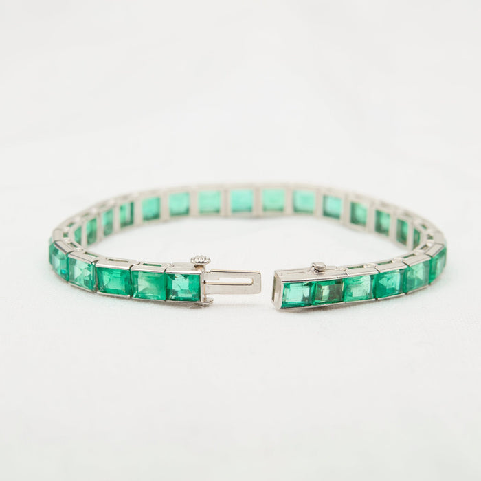 Oscar Heyman & Brothers Emerald Line Bracelet - McTeigue Since 1895