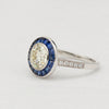 Platinum, Diamond and Sapphire Ring - McTeigue Since 1895