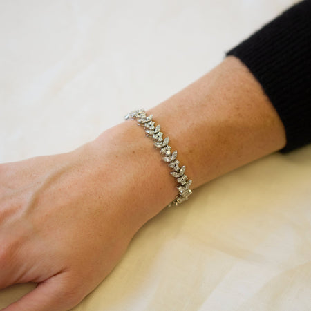 Platinum Diamond Bracelet - McTeigue Since 1895