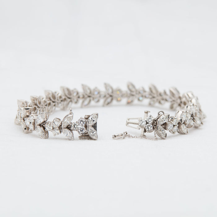 Platinum Diamond Bracelet - McTeigue Since 1895