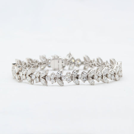 Platinum Diamond Bracelet - McTeigue Since 1895