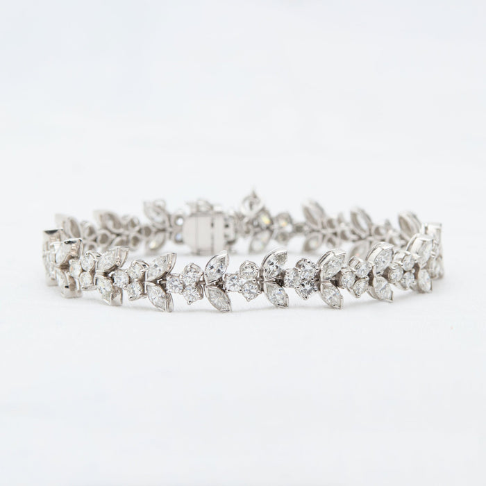 Platinum Diamond Bracelet - McTeigue Since 1895