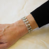 Platinum Diamond "Branch" Bracelet - McTeigue Since 1895