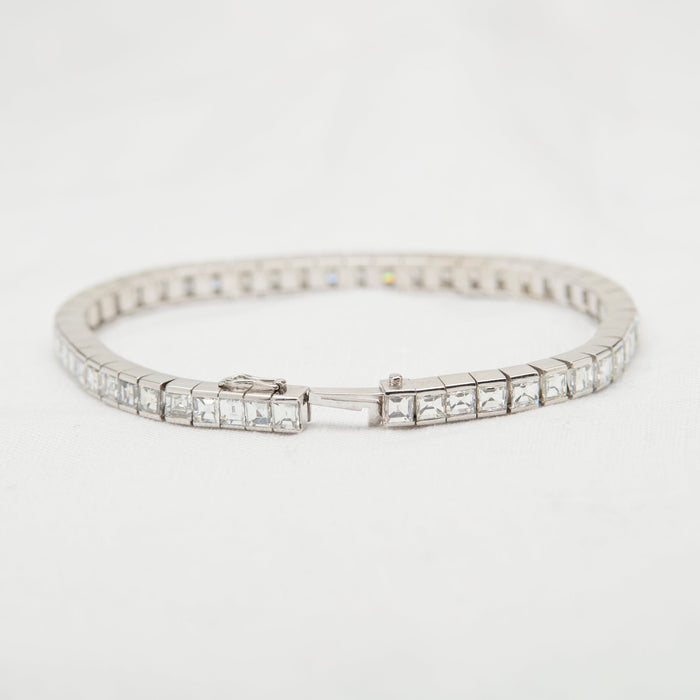 Platinum Diamond Line Bracelet - McTeigue Since 1895