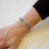 Platinum Diamond & Sapphire Bracelet - McTeigue Since 1895