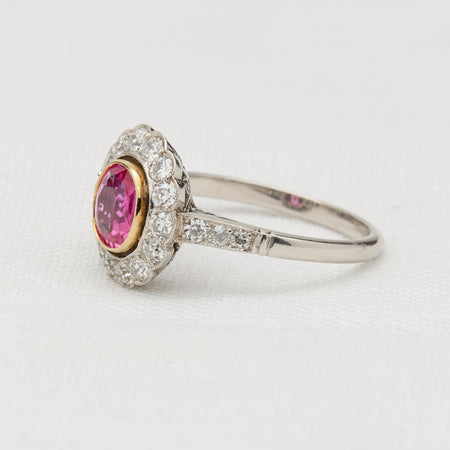 Platinum, Ruby and Diamond Ring - McTeigue Since 1895