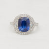 Platinum, Sapphire and Diamond Ring - McTeigue Since 1895