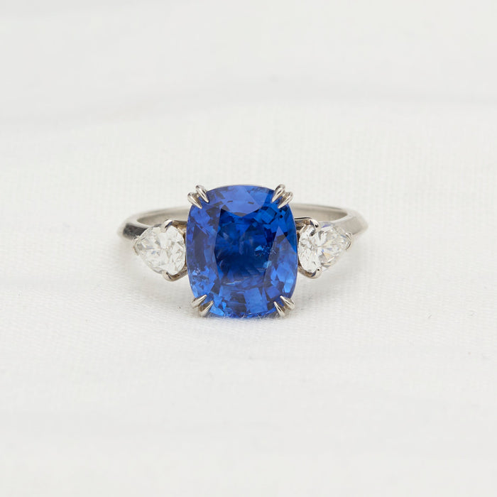 Platinum, Sapphire & Diamond Ring - McTeigue Since 1895