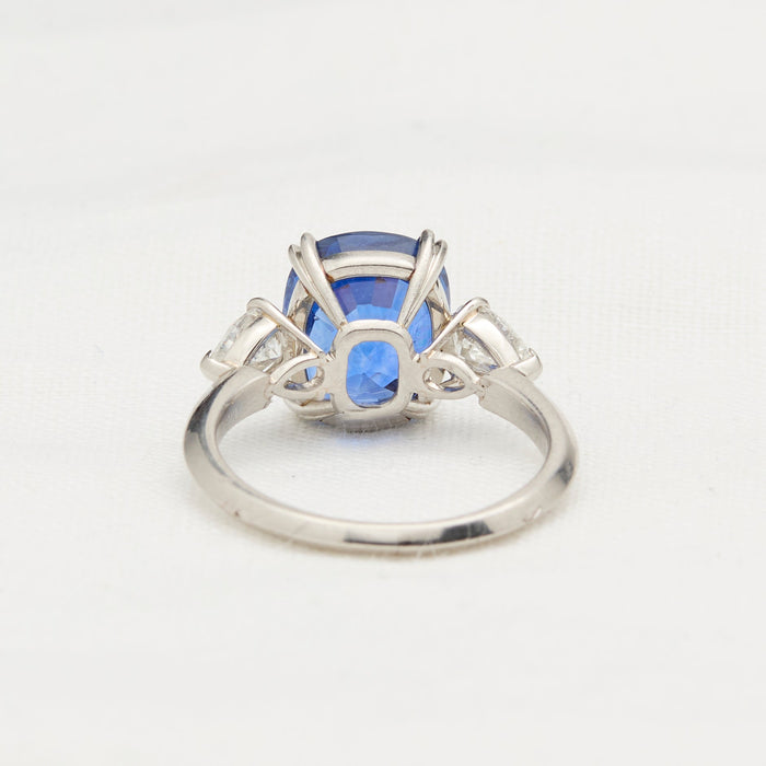 Platinum, Sapphire & Diamond Ring - McTeigue Since 1895