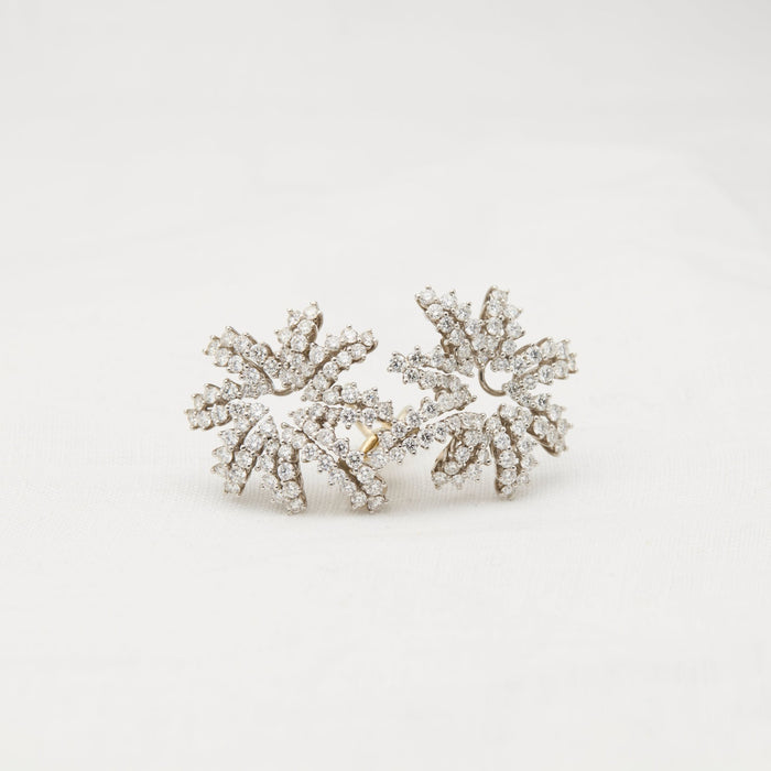 Platinum Tiffany & Co Diamond Earrings - McTeigue Since 1895