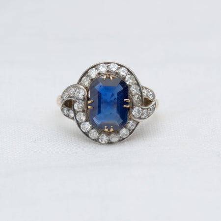 Sapphire and Diamond Ring - McTeigue Since 1895