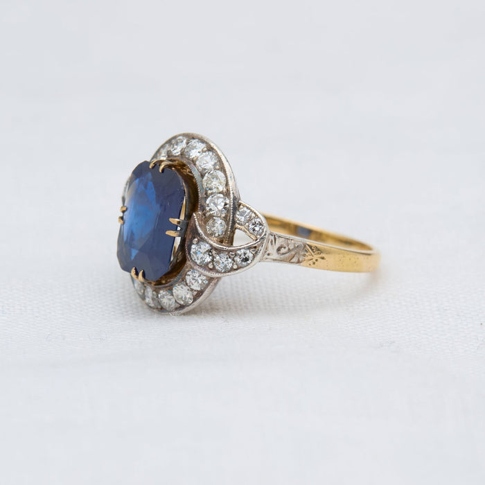 Sapphire and Diamond Ring - McTeigue Since 1895