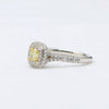 Tiffany & Co. Fancy Yellow Diamond Cushion Ring - McTeigue Since 1895