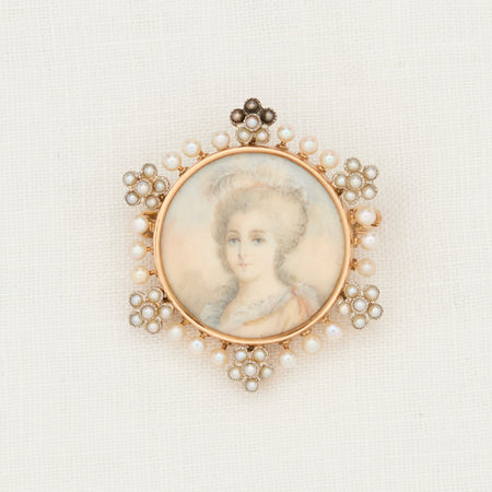 Victorian Portrait Pin - McTeigue Since 1895