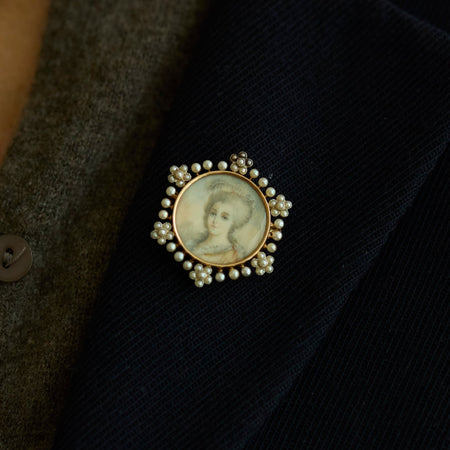 Victorian Portrait Pin - McTeigue Since 1895