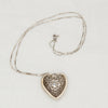 White Gold and Diamond Heart Necklace - McTeigue Since 1895