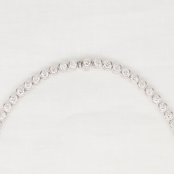 White Gold and Diamond Necklace - McTeigue Since 1895