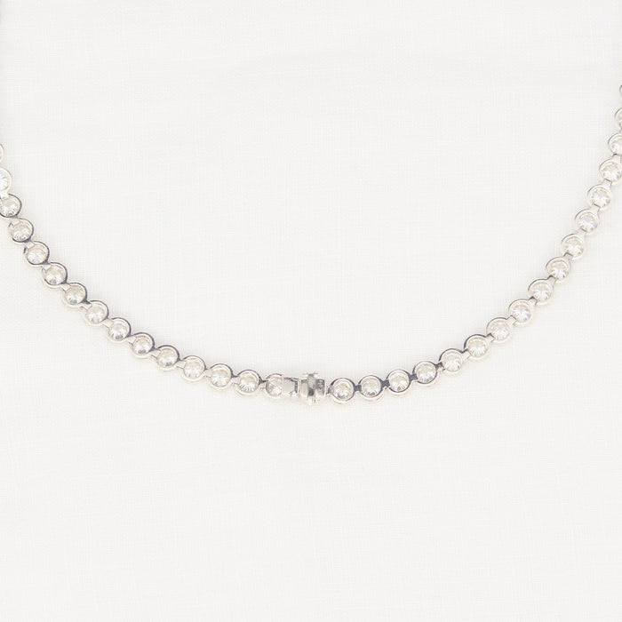 White Gold and Diamond Necklace - McTeigue Since 1895