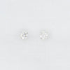 White Gold Diamond Stud Earrings - McTeigue Since 1895