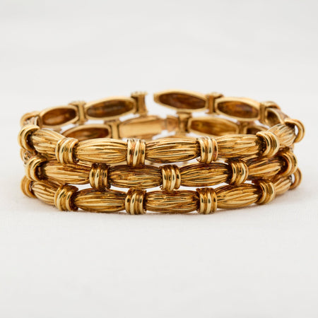 Woven Gold Bracelet - McTeigue Since 1895