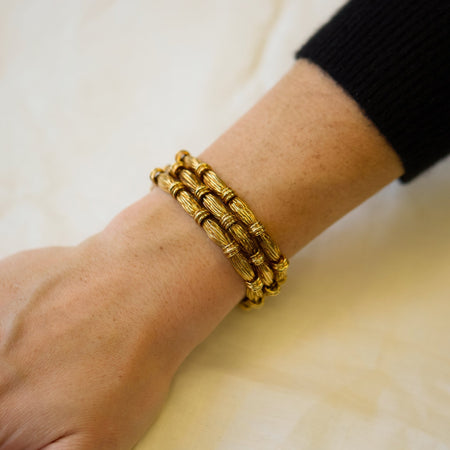 Woven Gold Bracelet - McTeigue Since 1895