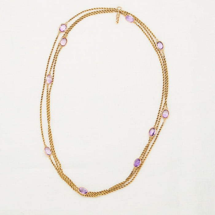 Yellow Gold and Amethyst - McTeigue Since 1895