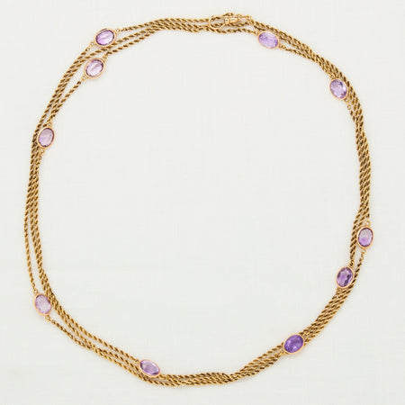 Yellow Gold and Amethyst - McTeigue Since 1895