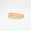 Yellow Gold Diamond Bangle - McTeigue Since 1895