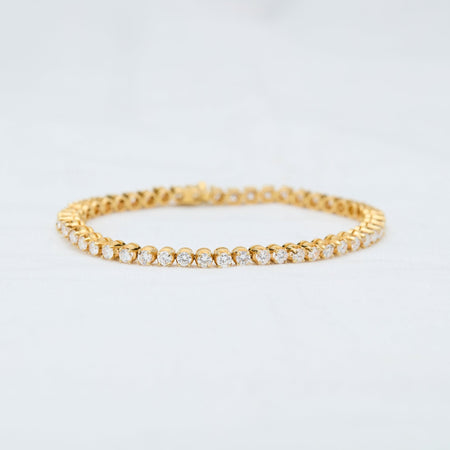 Yellow Gold Diamond Bracelet - McTeigue Since 1895