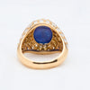 Yellow Gold Sapphire Cabochon Ring - McTeigue Since 1895