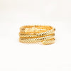 Yellow Gold Snake Bangle - McTeigue Since 1895