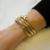 Yellow Gold Snake Bangle - McTeigue Since 1895