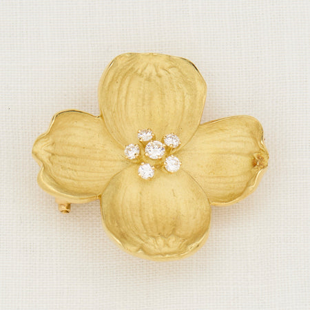 YG Flower Pin - McTeigue Since 1895