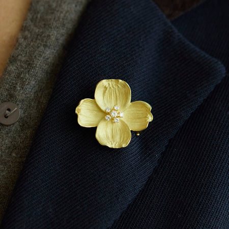 YG Flower Pin - McTeigue Since 1895